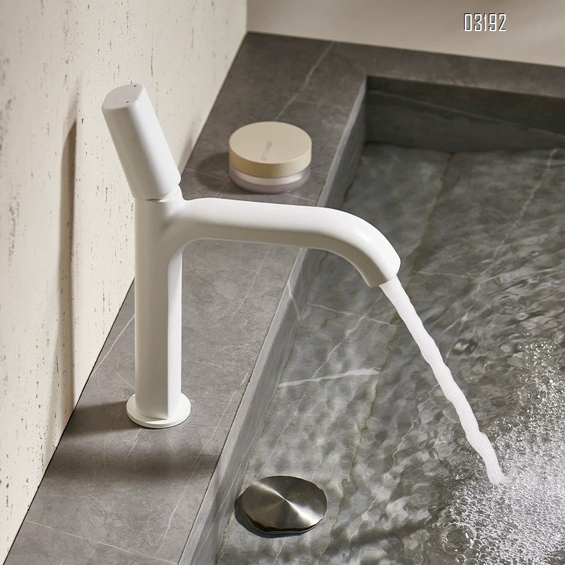 Cold and hot water faucet for wash basin all Brass gun gray bathroom upper and lower basin for wash stand bathroom cabinet Tap