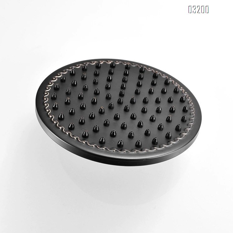 All-Brass new four-speed black ancient carving shower big top spray head with female wash gun spray shower faucet