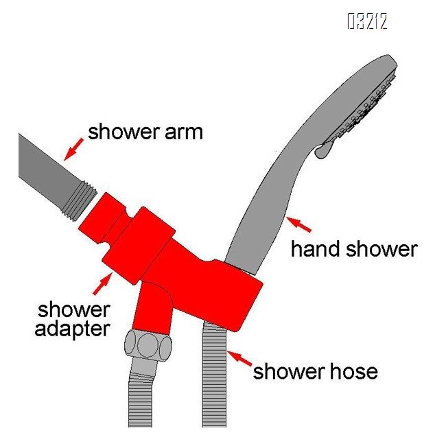 High-Pressure 9-Setting Hand Shower Set Anti-Clog Nozzle Hand Held Shower Head with Stainless Hose and Bracket