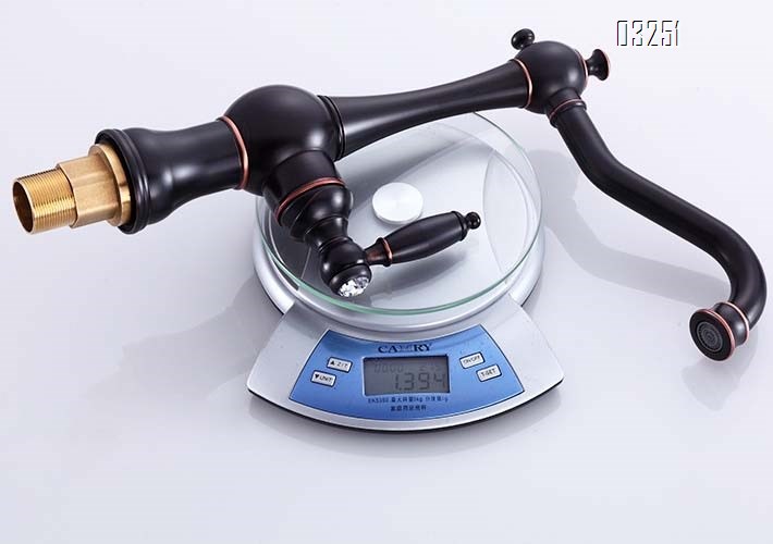 European style full Brass antique faucet with rotatable single handle multi-functional purified water faucet cold and hot mixed basin faucet