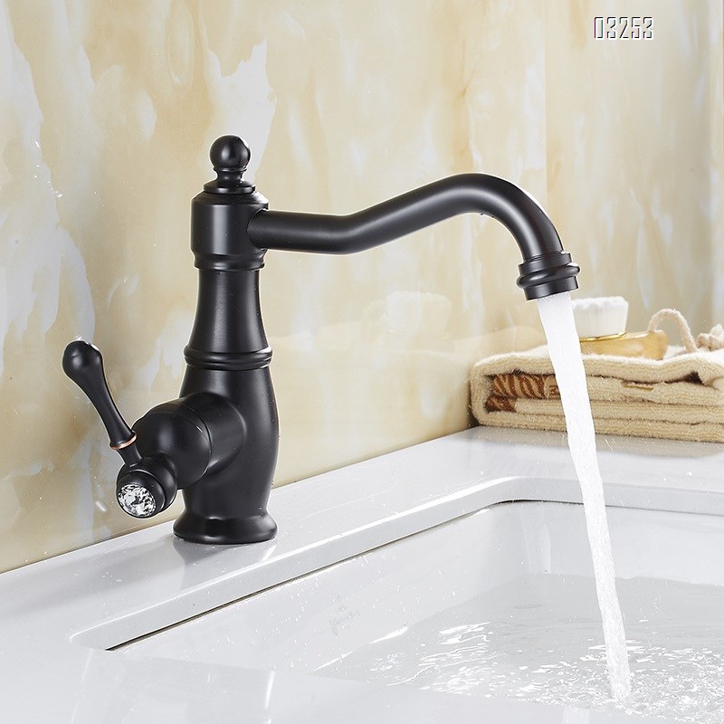 Brass ORB faucet for bathroom wash basin European style wash basin faucet Hot and cold water faucet