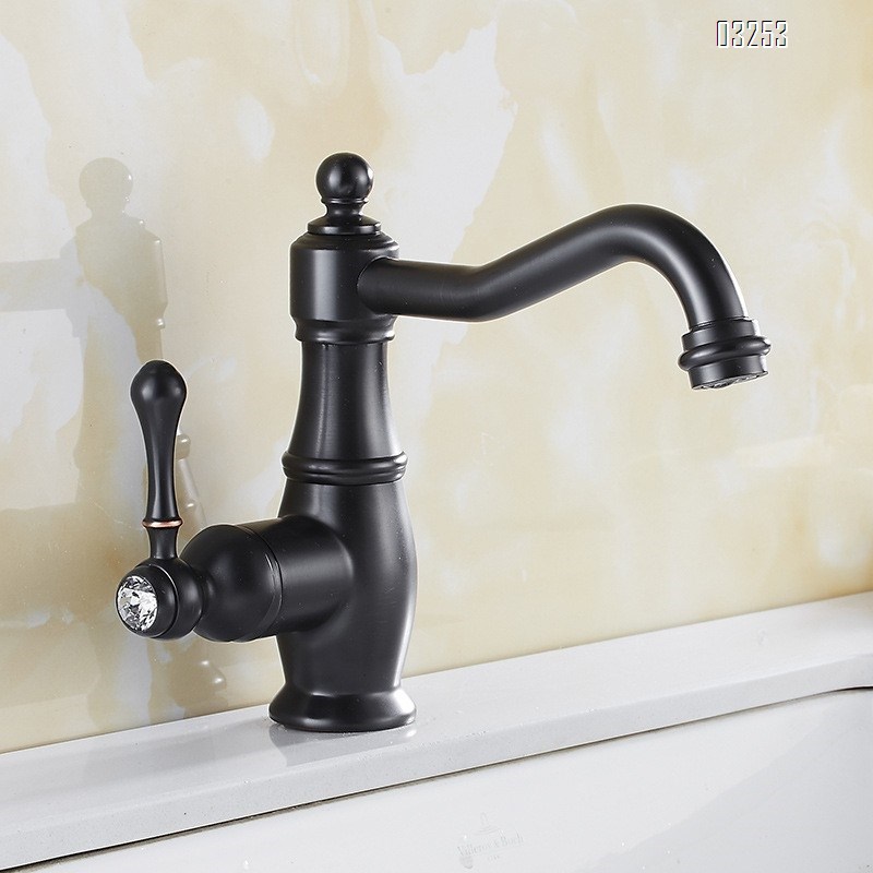 Brass ORB faucet for bathroom wash basin European style wash basin faucet Hot and cold water faucet