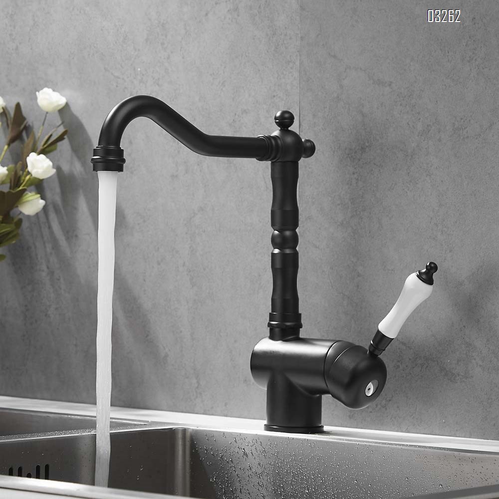 Brass New ORB Pull-down kitchen faucet hot and cold water faucet Single Hole and Handle sink Tap