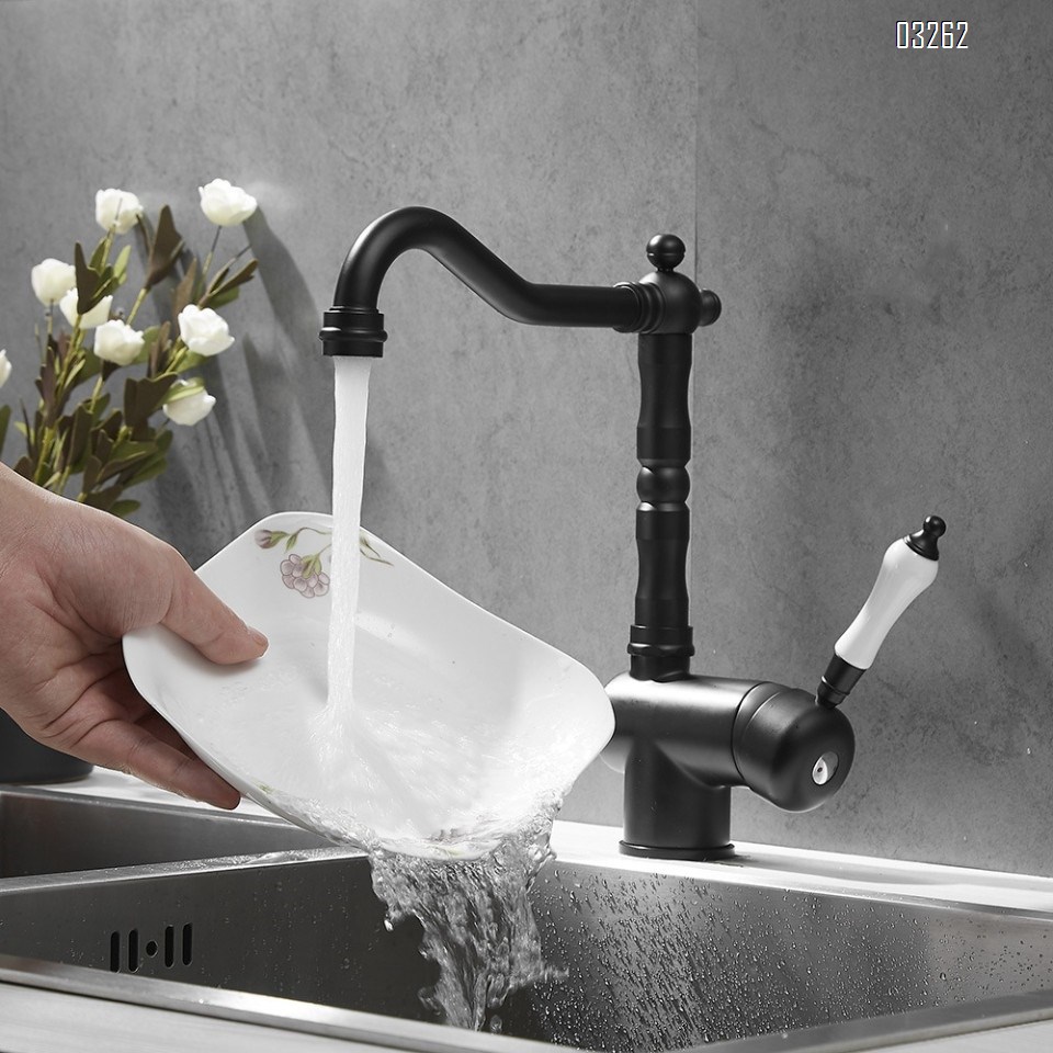 Brass New ORB Pull-down kitchen faucet hot and cold water faucet Single Hole and Handle sink Tap