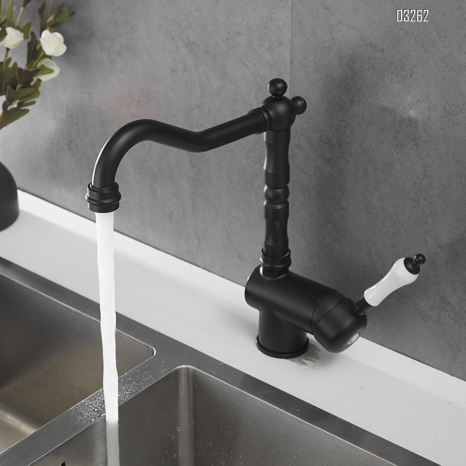 Brass New ORB Pull-down kitchen faucet hot and cold water faucet Single Hole and Handle sink Tap