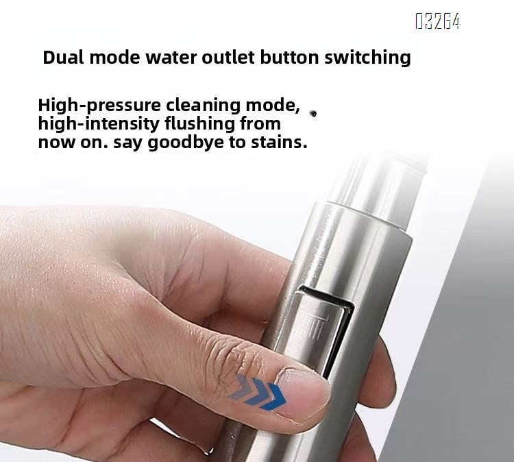 Kitchen Faucet Dual Spray Mode Spot Resist Stainless One-Handle High Arc Pulldown  with Power Clean for Farmhouse RV