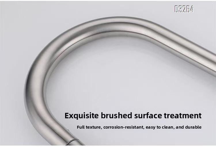 Kitchen Faucet Dual Spray Mode Spot Resist Stainless One-Handle High Arc Pulldown  with Power Clean for Farmhouse RV