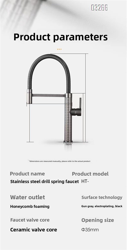 Kitchen Faucet with Pull Down Sprayer,Modern Single Hole Kitchen Sink Faucet, Single Handle, Arctic Stainless for Farmhouse RV