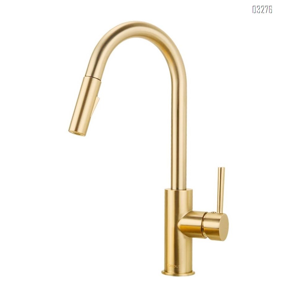 Kitchen Faucet with Dual Function Sprayer One-Handle Modern Kitchen Pulldown Faucet with  Power Clean Spray Technology