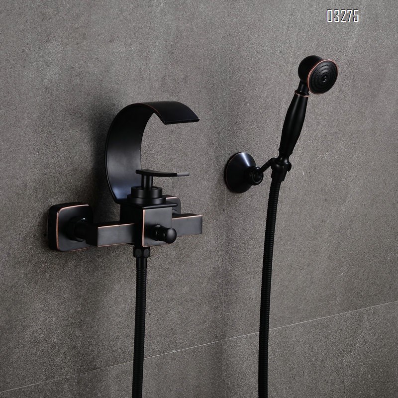 European style brass antique shower head American style brass craftsman carved set shower big shower head