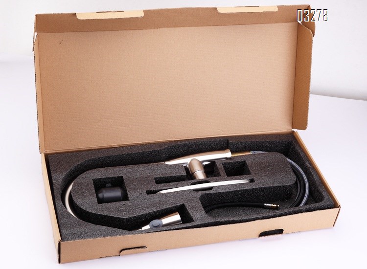 Kitchen Faucet Dual Spray Mode One Handle Pulldown Kitchen Sink Faucet 360° Rotatable with  Power Clean, Spot Resist Stainless