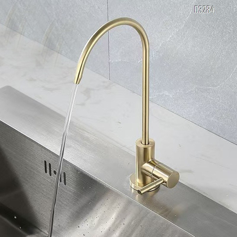 Drinking Water Faucet for Kitchen Sink, Ro Faucet 360-degree Rotation, Lead-Free, 304 Stainless Stee