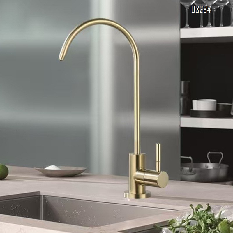 Drinking Water Faucet for Kitchen Sink, Ro Faucet 360-degree Rotation, Lead-Free, 304 Stainless Stee