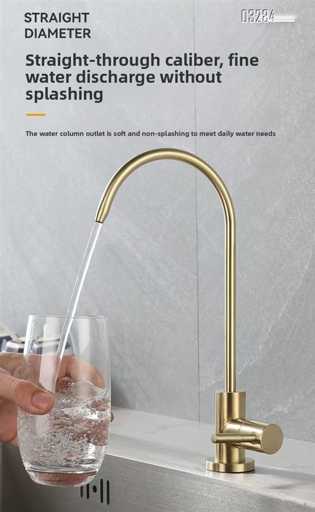 Drinking Water Faucet for Kitchen Sink, Ro Faucet 360-degree Rotation, Lead-Free, 304 Stainless Stee