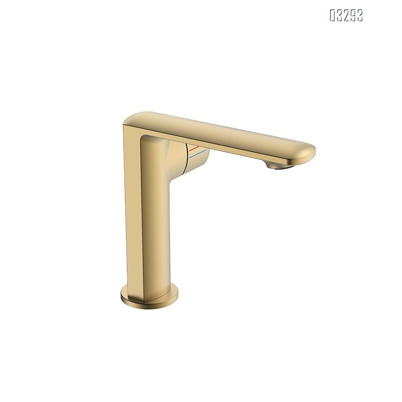 Brass faucet for cold and hot water ceramic wash basin for home use under-counter basin faucet for bathroom and washroom Tap