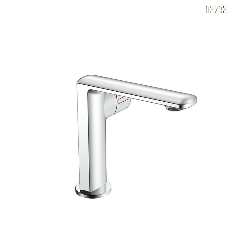 Brass faucet for cold and hot water ceramic wash basin for home use under-counter basin faucet for bathroom and washroom Tap