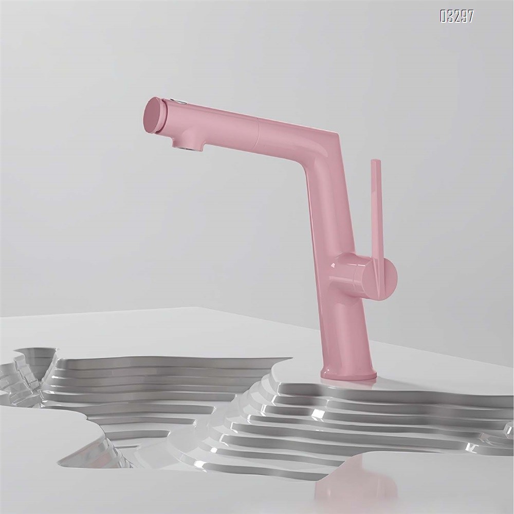 Brass wash basin faucet gun gray pull-out hand wash faucet multi-functional mouthwash faucet wash basin Tap