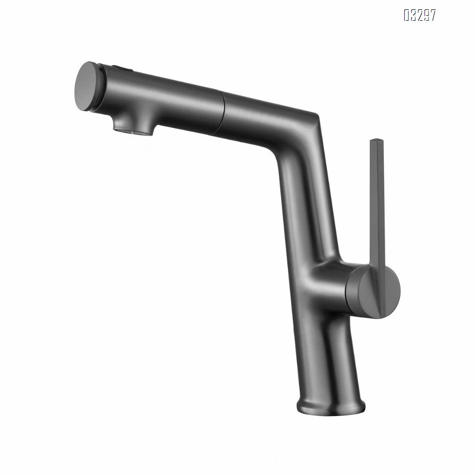 Brass wash basin faucet gun gray pull-out hand wash faucet multi-functional mouthwash faucet wash basin Tap