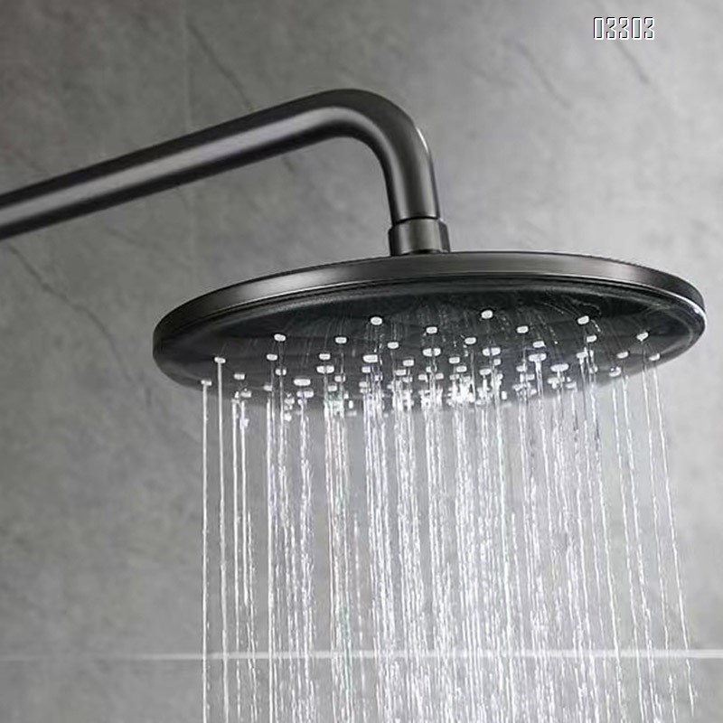 New home luxury European three-function shower set with pure Brass material rotating adjustable shower head set