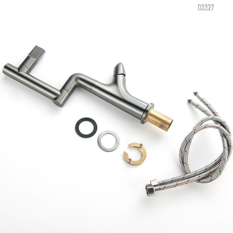 Zinc alloy Creative robot arm modern Bathroom sink water Basin Best Faucets Tap Cold and hot Digital Display waterfall Tap