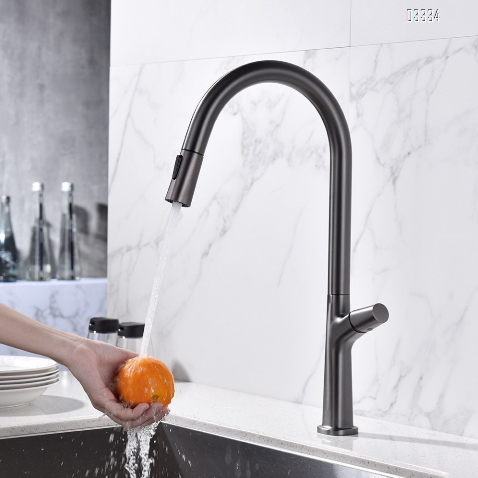 Simple modern Kitchen sink water Best Faucets pull out Tap cold and hot water mixing wash basin vegetable sink rotate Faucets