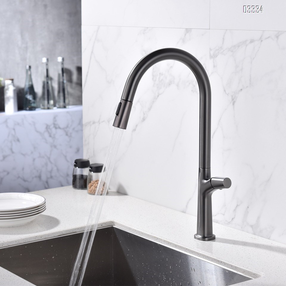 Simple modern Kitchen sink water Best Faucets pull out Tap cold and hot water mixing wash basin vegetable sink rotate Faucets