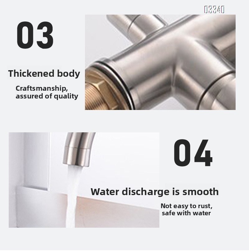 High Arc Kitchen Sink Faucet 2 Handle with Power Clean, Modern Kitchen Faucet with Leak-proof Ceramic Cartridge