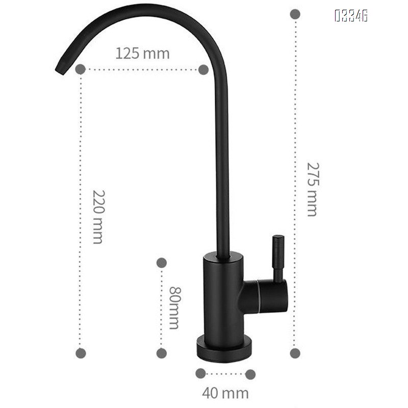 Drinking Water Faucet for Kitchen Sink, Kitchen Faucet Stainless Steel Lead-Free Reverse Osmosis Faucets for Kitchen Bar Sink