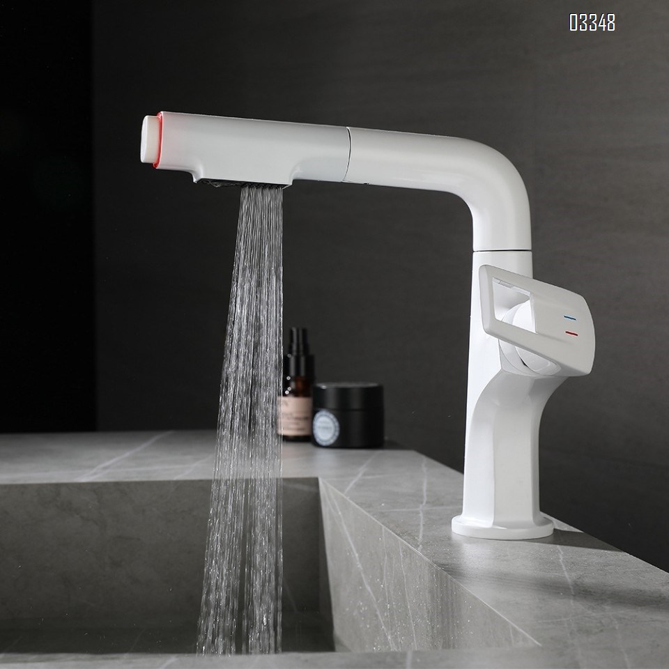modern Bathroom sink water Basin Best Faucets Tap Brass cold and hot Retractable pull-out basin faucets