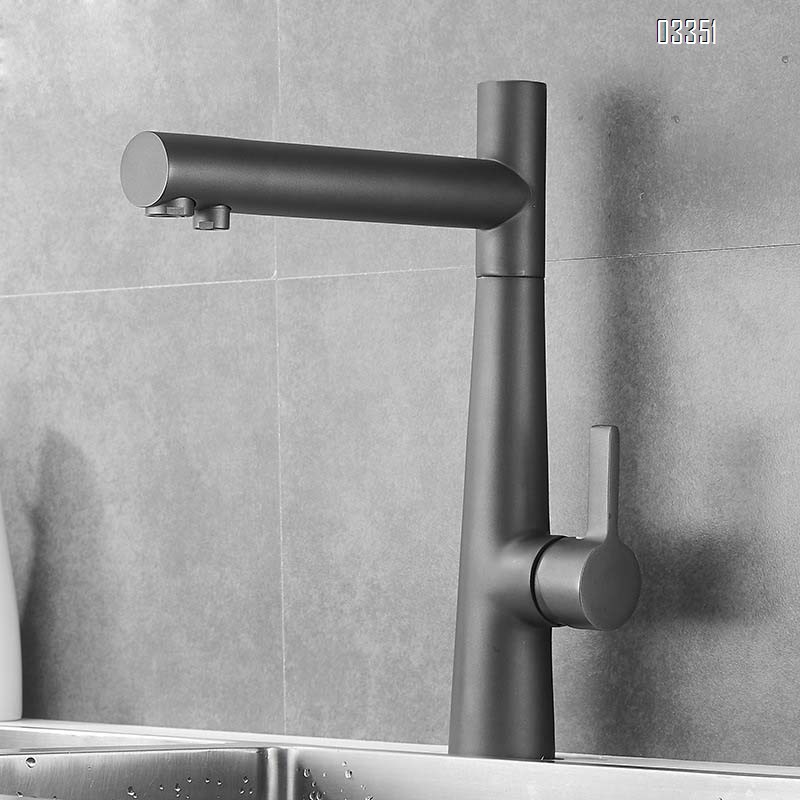 Gun grey modern Bathroom sink water Basin Best Faucets Tap Brass cold and hot wash basin faucet rotatable tap