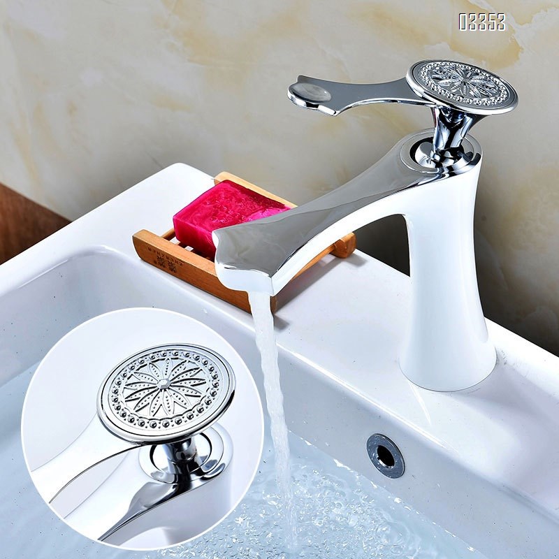 Single Hole modern Bathroom sink water Basin Best Faucets Tap Brass cold and hot wash basin faucet rotatable tap