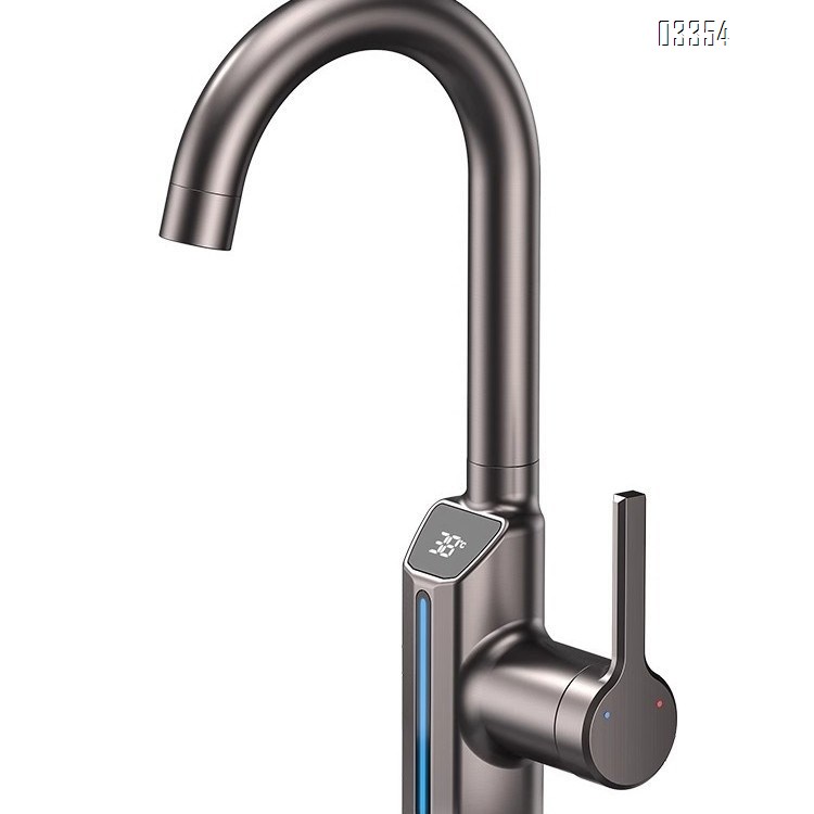 Brass gun grey Bathroom sink water Basin Best Faucets Tap Brass European luxury LED Digital Display cold and hot faucet
