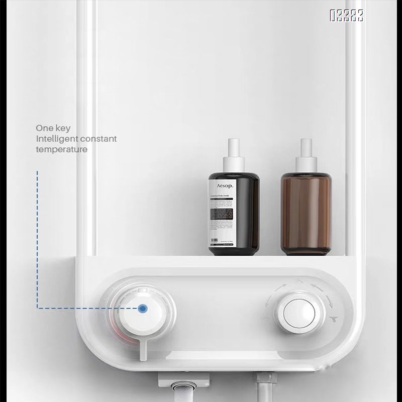 Gun Grey Brass shower head set with pressure storage rack and digital shower for home bathroom shower device