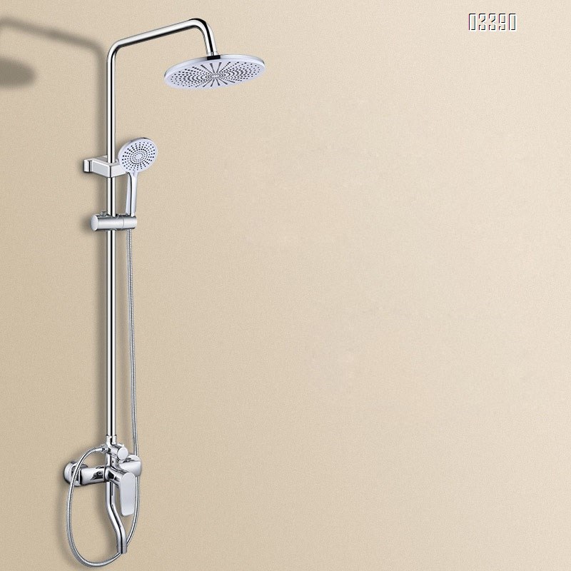 Top Spray Digital Shower Set Gun Grey Shower Head Set Full Brass Shower Head Piano Key Water Pressure Shower Head