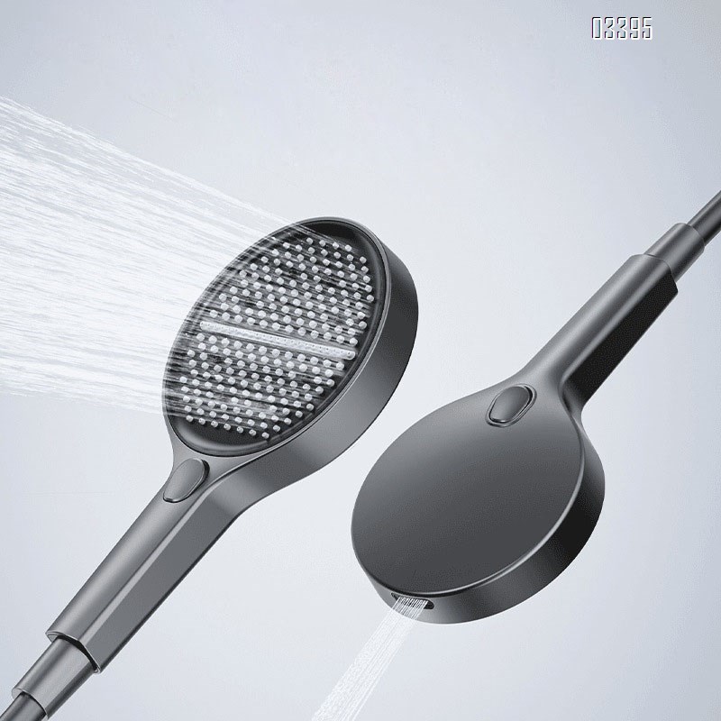 Smart digital display simple shower head cream set bathtub faucet storage counter with lift function