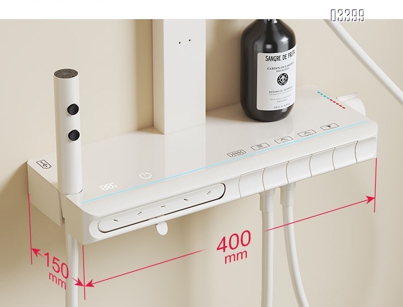 Modern Shower Head Set Complete Intelligent Hot and Cold Water Bathroom Pressure Multi-functional Home Shower Set