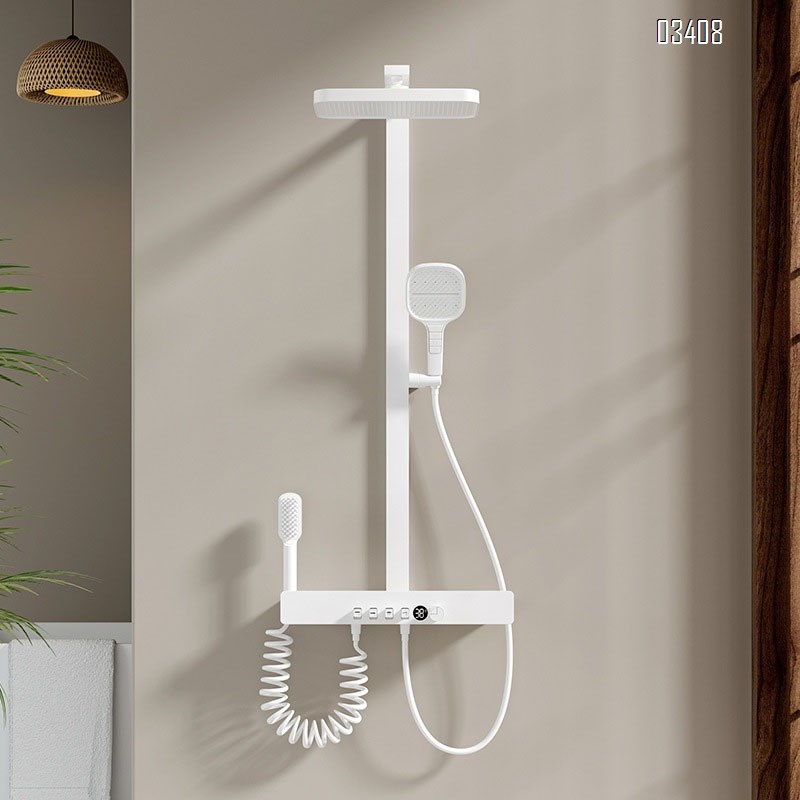 Home shower set bathroom brand all-Brass thermostatic Shower Head complete set of shower equipment