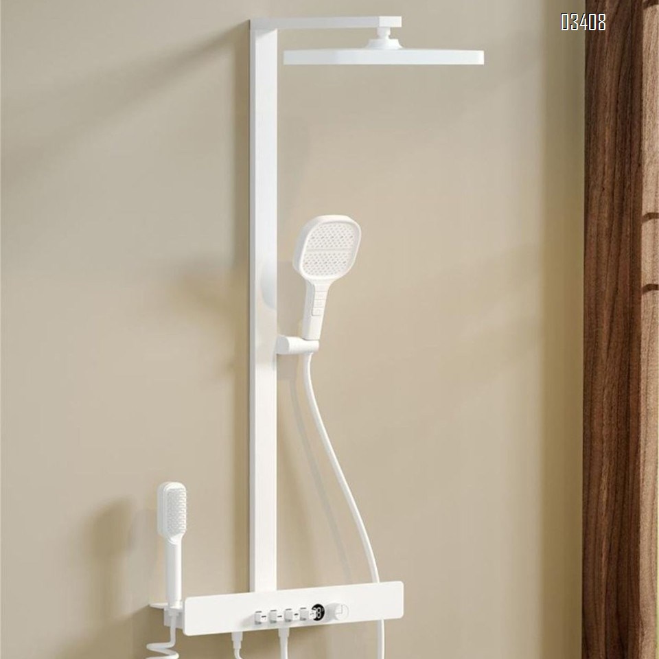 Home shower set bathroom brand all-Brass thermostatic Shower Head complete set of shower equipment