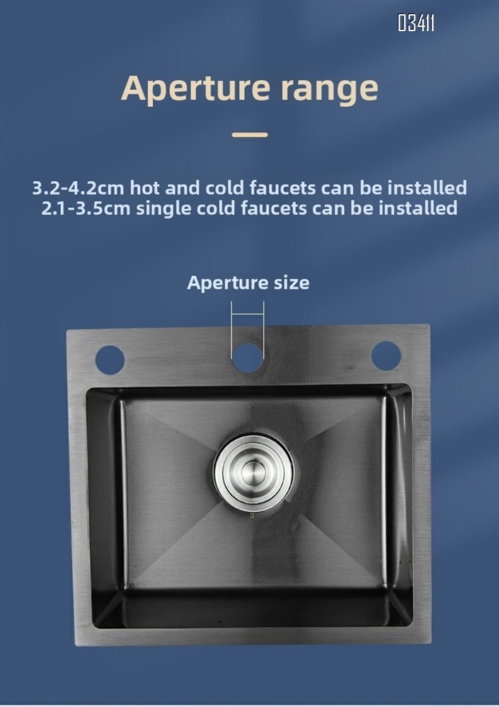 Bar Sink Faucet, SUS304 Stainless Steel Hot and Cold Kitchen Faucet Single Handle Faucet for Outdoor Sink