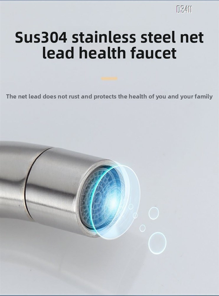 Bar Sink Faucet, SUS304 Stainless Steel Hot and Cold Kitchen Faucet Single Handle Faucet for Outdoor Sink