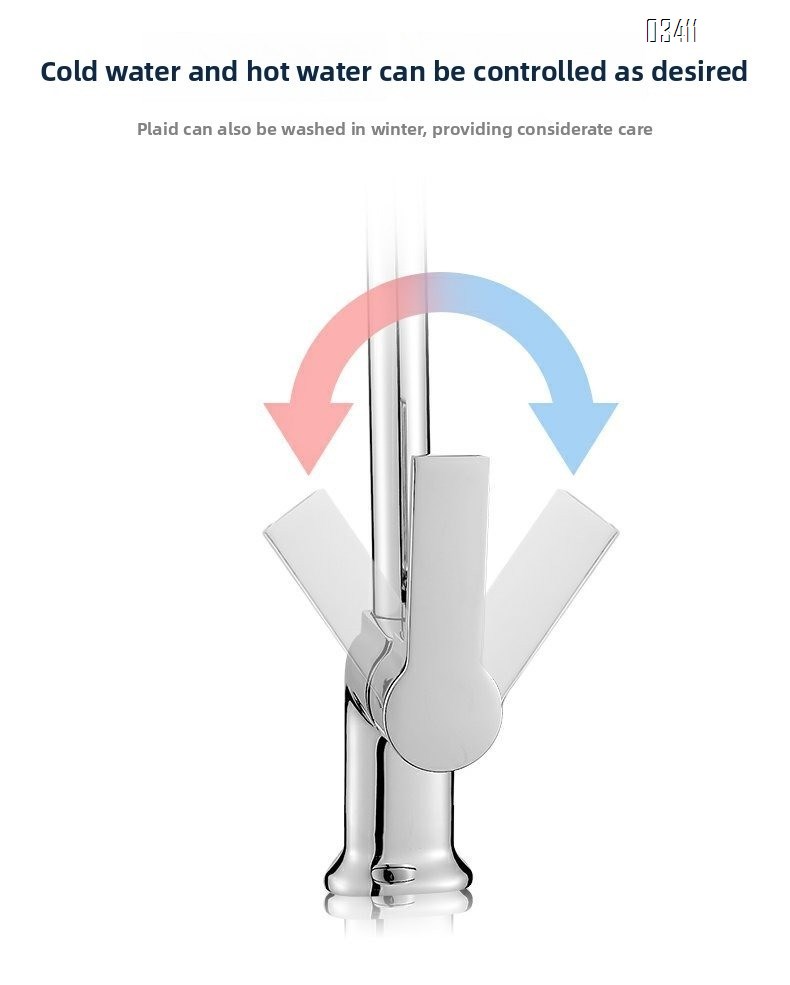 Bar Sink Faucet, SUS304 Stainless Steel Hot and Cold Kitchen Faucet Single Handle Faucet for Outdoor Sink