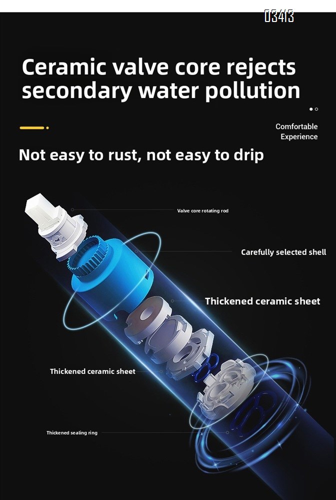 Rotatable Square Kitchen Faucet, Anti-splash Stainless Steel Sink Faucet, Single Handle  Kitchen Faucet for Sink