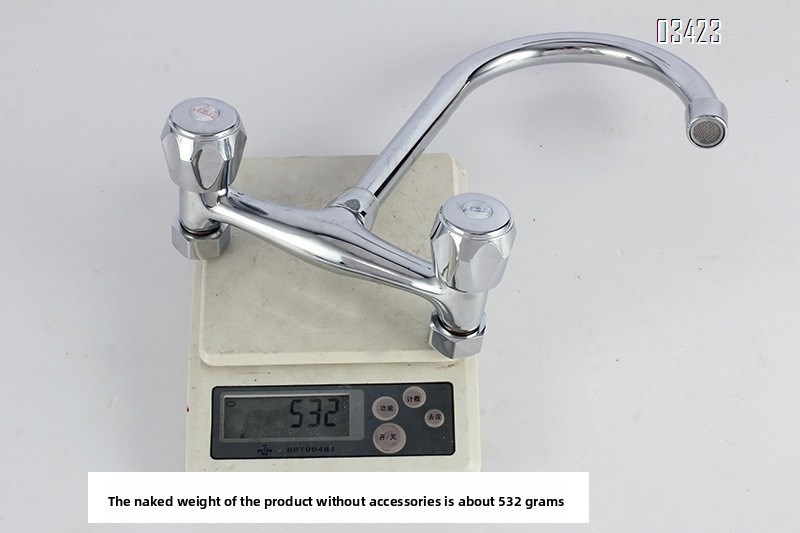 Wall Mount Kitchen Sink Faucet 2 Handle Wall Mounted Laundry Tap Wall Mounted Sink Faucets Commercial Kitchen Faucet Chrome