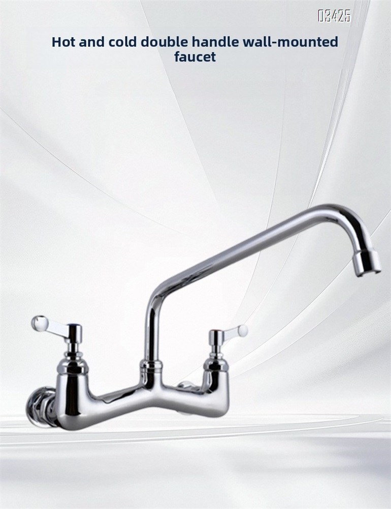 Kitchen Faucets, Kitchen Faucet 3 Hole,Kitchen Sink Faucet, Faucet for Sink 2 Handle Brass, Chrome