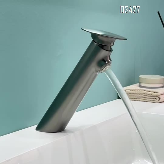 single-hole cold and hot modern Bathroom sink water Basin Best Faucets Tap Brass for home and guesthouse engineering Tap