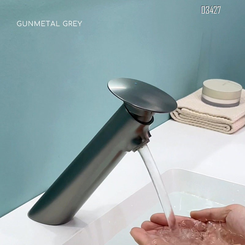 single-hole cold and hot modern Bathroom sink water Basin Best Faucets Tap Brass for home and guesthouse engineering Tap