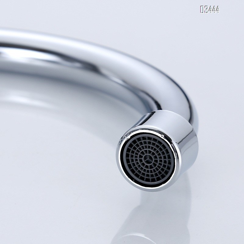 2 Handle Kitchen Sink Faucet, 360 Brassl Pipe 3 Hole Kitchen Faucet, Commercial Modern Chrome Kitchen Sink Faucet
