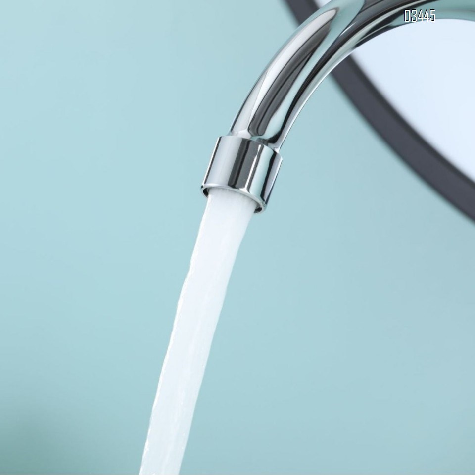 Kitchen Faucet for Sink 3 Holes Dual Handle Kitchen Sink Faucets High Arc 360° Rotating Spout , Without Side Sprayer