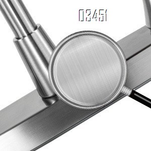 Dual Handle Kitchen Faucet with Side Spray Stainless Steel 360° Rotatable 3 or 4 Hole RV Faucet for Kitchen Sink