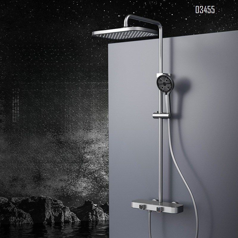 Brass Shower Head Set Home Use Original Quality Hot and Cold Knob Bathroom Shower Rain Water Pressure